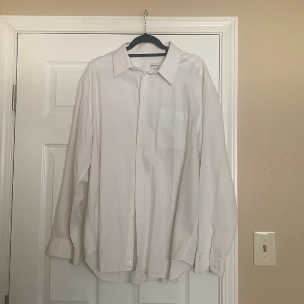 EUC Mens Armani Collezioni dress shirt Size L